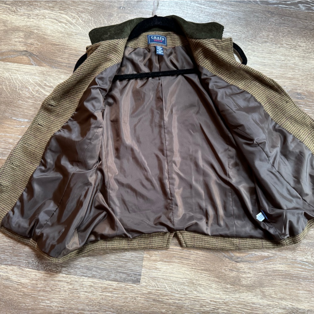 Classic Chaps XL Wool and Corduroy riding vest - Picture 3 of 15